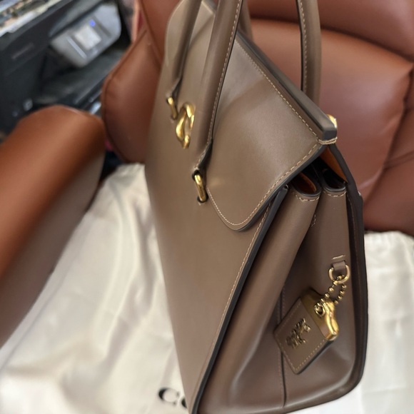 Coach Broome Carryall 36 in Dark Stone - Picture 4 of 10